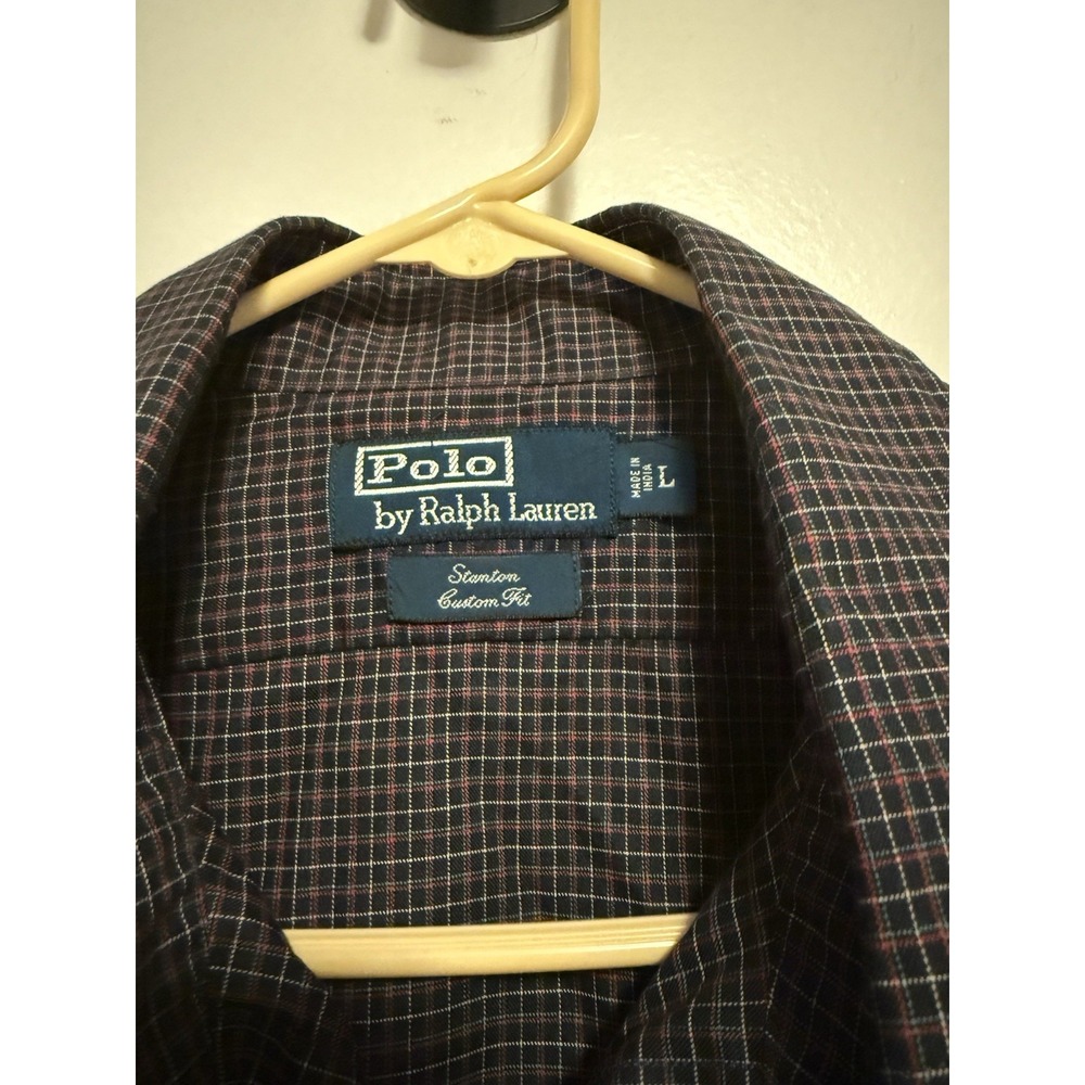 Polo Ralph Lauren Men's Stanton Custom Fit Plaid Size L - Picture 3 of 4